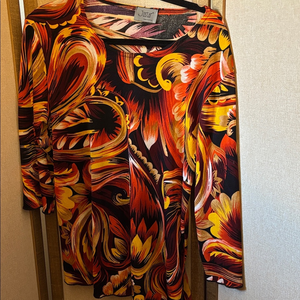 Vibrant Multicolor Jostar Top Medium